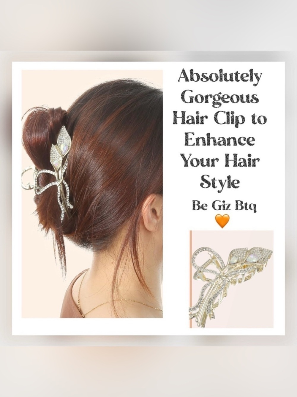 Super Elegant Embellished Hairpin to Enhance your Casual or Night Our Hair look